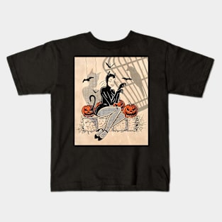 Vintage Halloween Kids T-Shirt